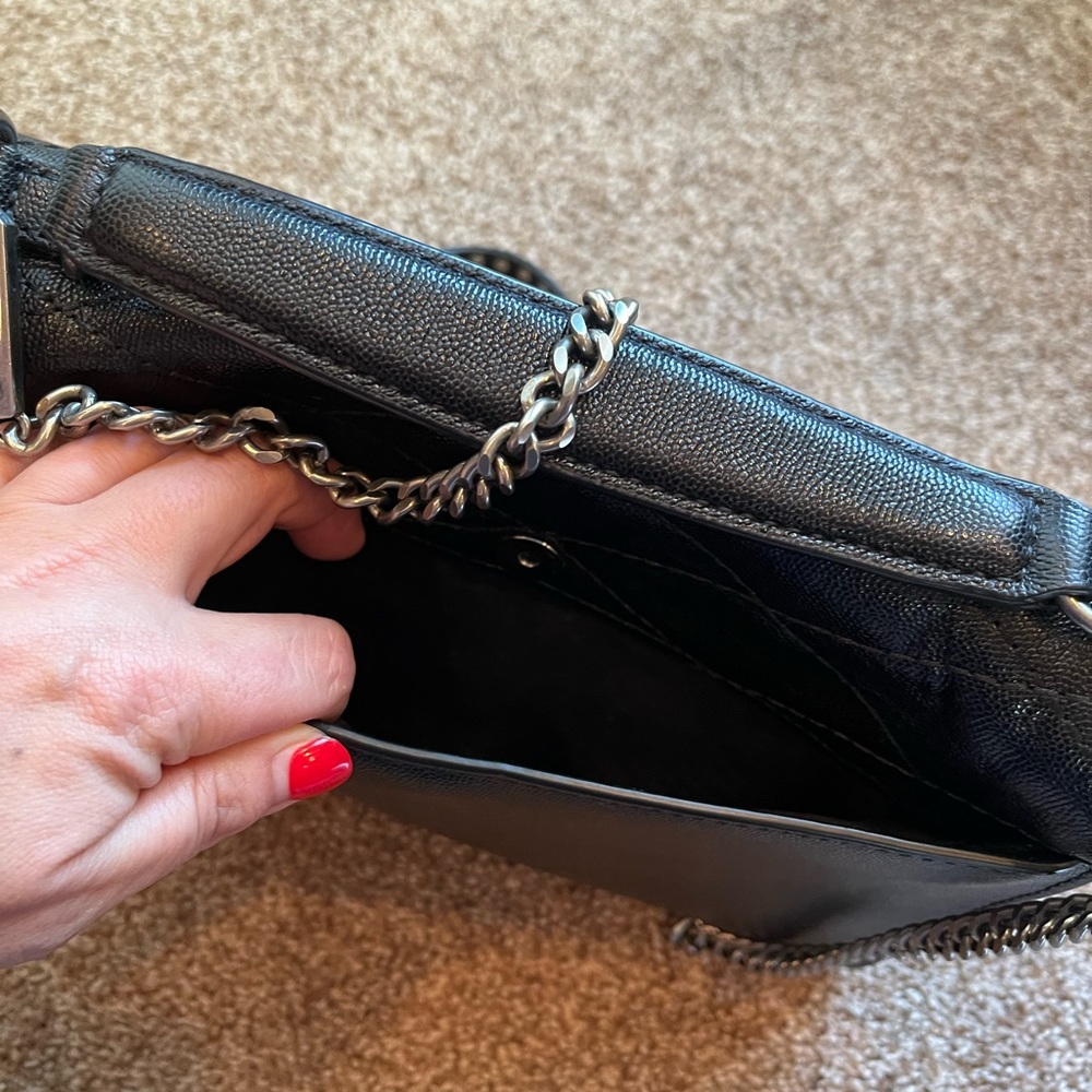 Rebecca Minkoff Je T’iame Black and silver crossbody. Medium sized. - Picture 3 of 5